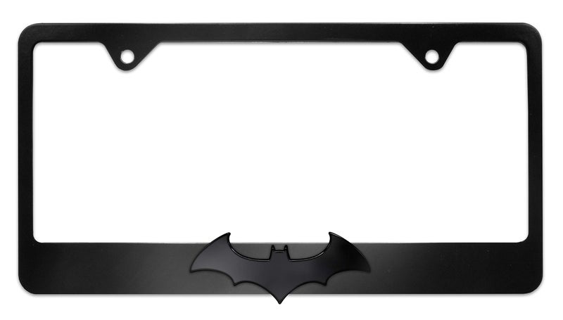Elektroplate Officially Licensed DC Comics Batman Black All-Metal Standard Size Superhero Premium 3D License Plate Frame Tag Holder for Cars/SUVs/Trucks Weather-Proof Automotive Accessory - Image 1